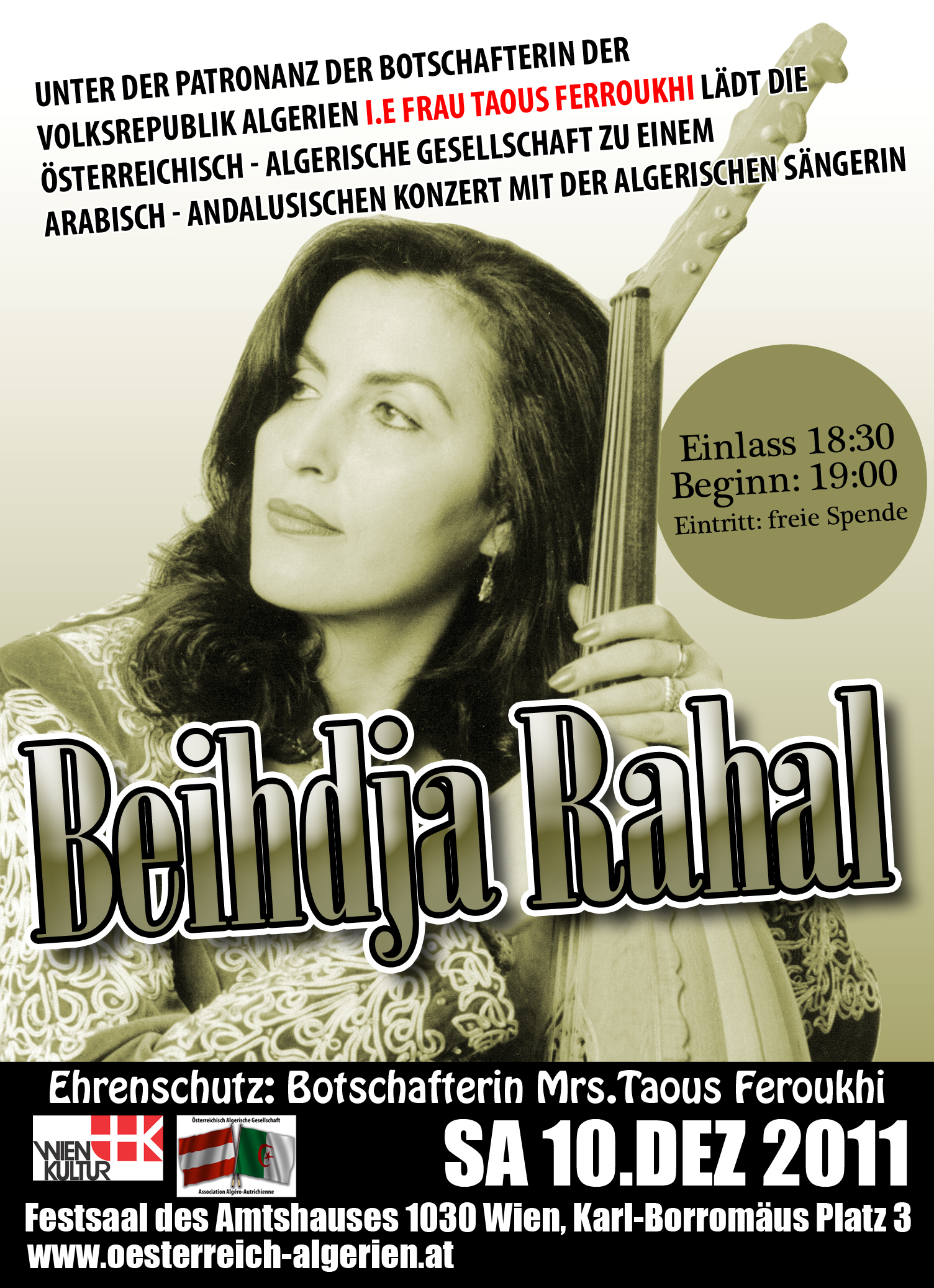 Arabisch Andalusisches Konzert mit Beihdja Rahal 