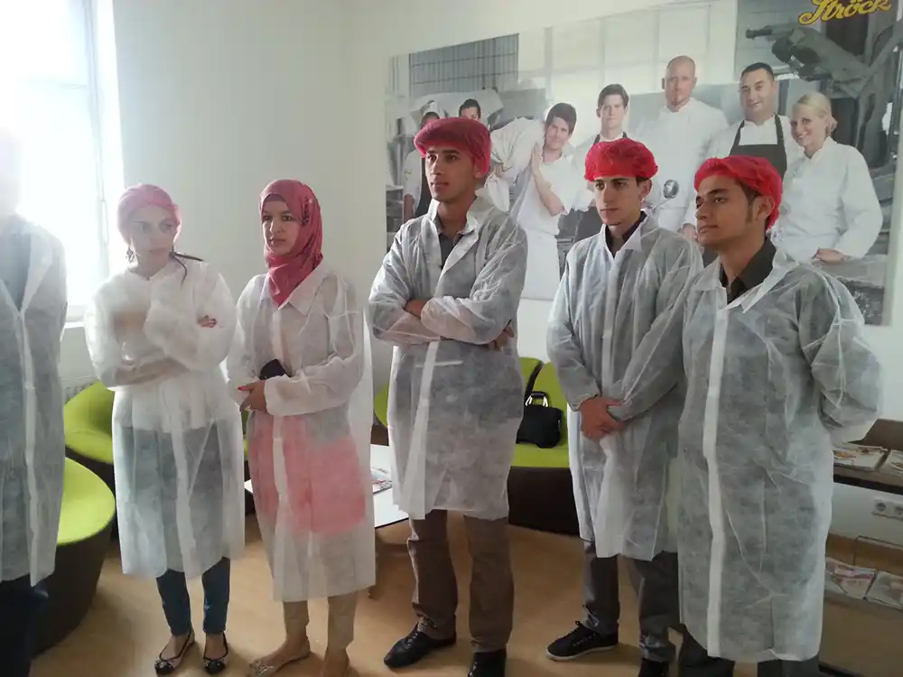 Besuch algerischer Studenten in Wien