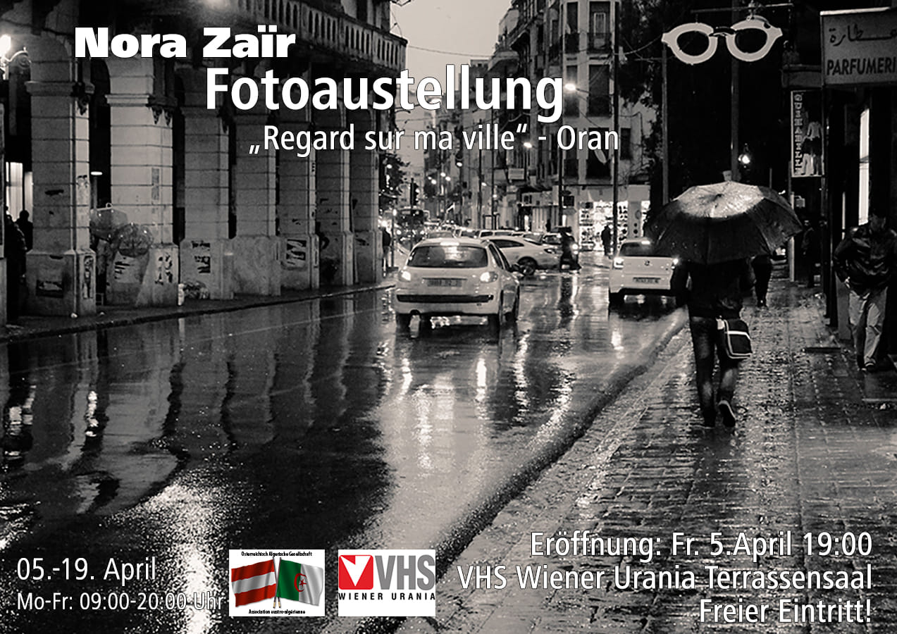 Fotoaustellung der algerischen Künstlerin Nora Zaïr in der Wiener Urania
